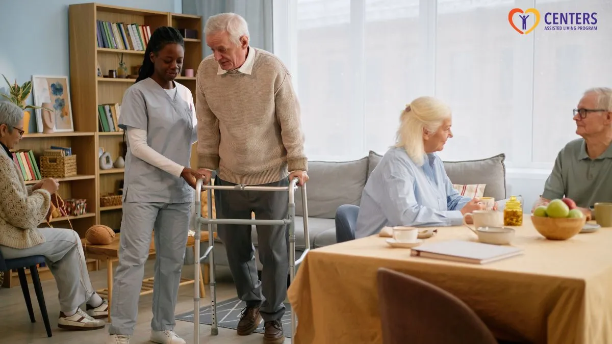 assisted-living-caregiver-helping-senior-with-walker-centers-assisted-living